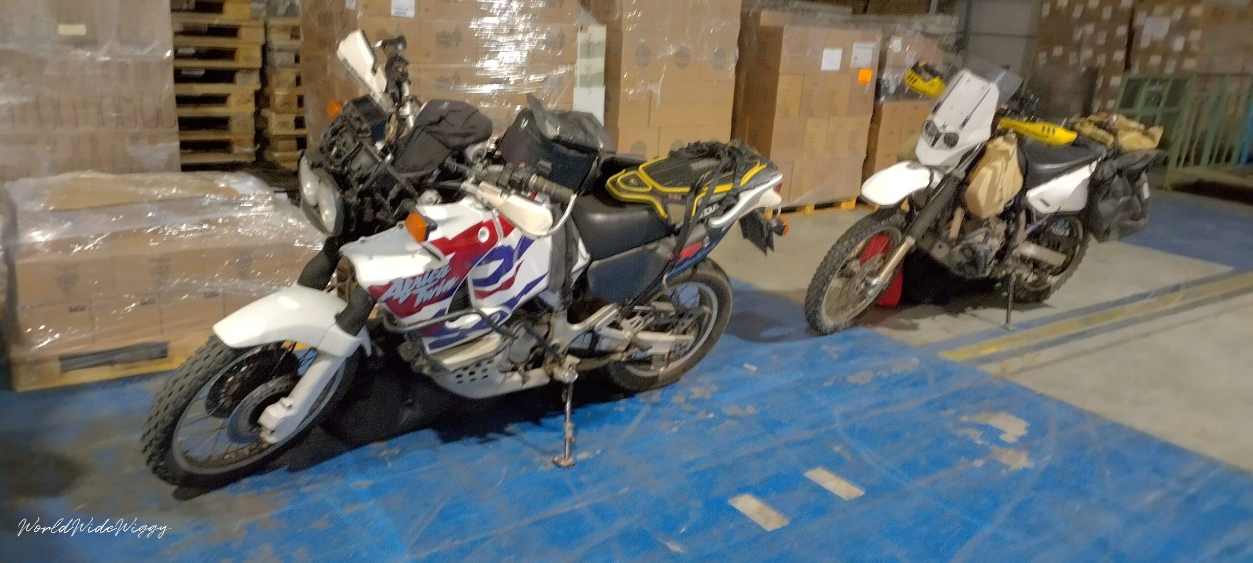 Dropping Bikes Off At Shipping Agents